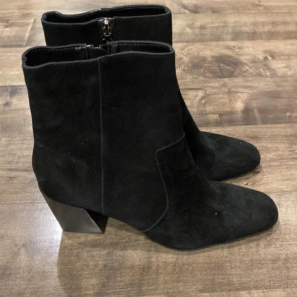 NEW BLONDO salome ankle boot in black suede size 10 M - Picture 6 of 10